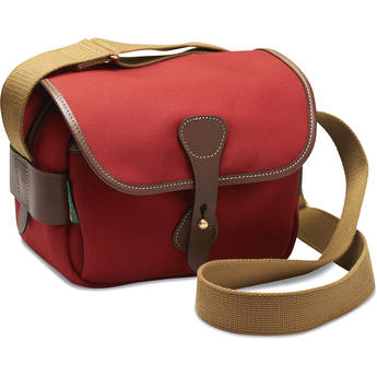 Billingham S2 Shoulder Bag (Burgundy Canvas/Chocolate Leather)