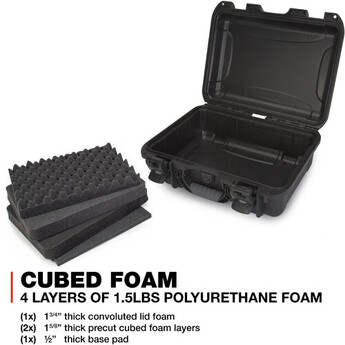 Nanuk 920-1001Case with Cubed Foam (Black) — thumbnail 5