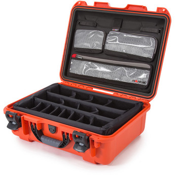 Nanuk 930 Case with Lid Organizer and Dividers (Orange)