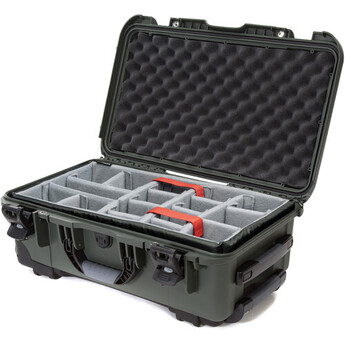 Nanuk Protective 935 Case with Padded Dividers (Olive)