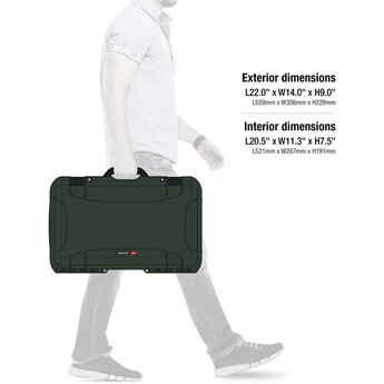 Nanuk Protective 935 Case with Padded Dividers (Olive) — thumbnail 7