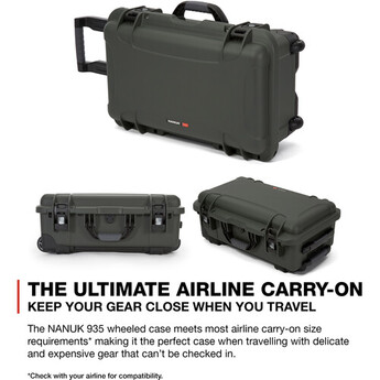 Nanuk Protective 935 Case with Padded Dividers (Olive) — thumbnail 8
