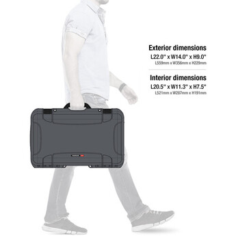 Nanuk Protective 935 Case with Padded Dividers (Graphite) — thumbnail 7