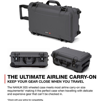 Nanuk Protective 935 Case with Padded Dividers (Graphite) — thumbnail 8