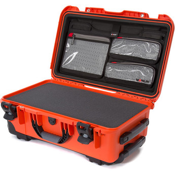 Nanuk 935 Wheeled Hard Utility Case with Foam Insert & Lid Organizer (Orange)