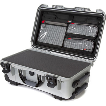 Nanuk Protective 935 Case with Foam Insert and Lid Organizer (Silver)