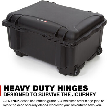 Nanuk 950 Protective Rolling Case with Foam Dividers (Black) — thumbnail 9