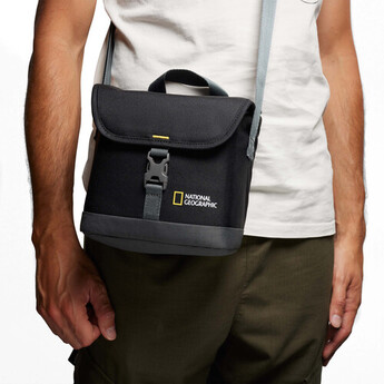National geographic Shoulder Bag (Black, Small) — thumbnail 8