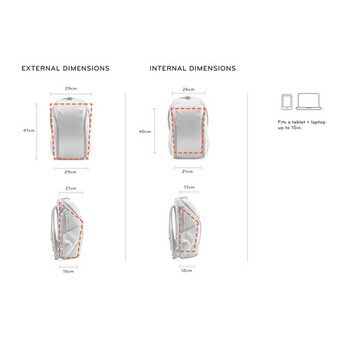 Peak design Everyday Backpack Zip (20L, Ash) — thumbnail 9