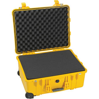 Pelican 1560 Case with Foam (Yellow)