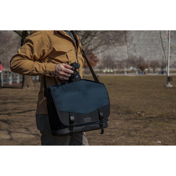 Tenba DNA 16 Slim Camera Messenger Bag (Blue) — thumbnail 10