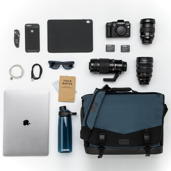 Tenba DNA 16 Slim Camera Messenger Bag (Blue) — thumbnail 9