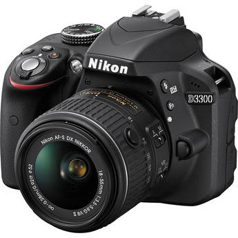 Nikon D3300 DSLR Camera with 18-55mm and 55-200mm Lenses Kit