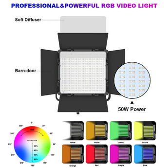 Gvm-50RS 50w 15v/120-220v RGB LED Panel Light — thumbnail 7