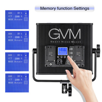 Gvm-672S-B 40w 14.8v/110-220 3200-5600K BC LED Panel — thumbnail 5