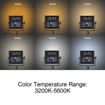 Gvm-672S-B 40w 14.8v/110-220 3200-5600K BC LED Panel — thumbnail 7