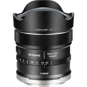 7artisans 10mm f/2.5 AF MAX Fisheye Lens (Nikon Z)
