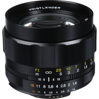 Voigtlander Nokton 58mm f/1.4 SL-II Manual Focus Lens for Nikon AIS