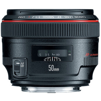 Canon Normal EF 50mm f/1.2L USM Autofocus Lens — thumbnail 3