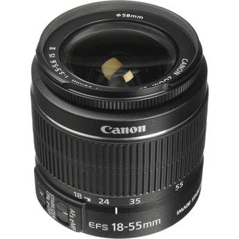 Canon EF-S 18-55mm f/3.5-5.6 IS II Lens (White Box)
