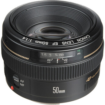 Canon Normal EF 50mm f/1.4 USM Autofocus Lens — thumbnail 2
