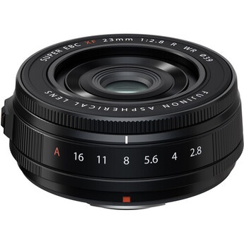 FUJIFILM XF 23mm f/2.8 R WR Lens (FUJIFILM X, Black) 16942884