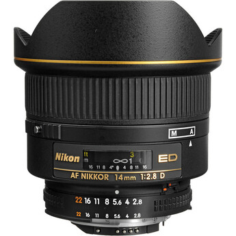 Nikon AF Nikkor 14mm f/2.8D ED Autofocus Lens — thumbnail 2
