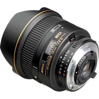 Nikon AF Nikkor 14mm f/2.8D ED Autofocus Lens — thumbnail 3