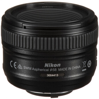 Nikon AF-S Nikkor 50mm f/1.8G Lens — thumbnail 3