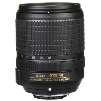 Nikon AF-S DX NIKKOR 18-140mm f/3.5-5.6G ED VR Lens — thumbnail 2