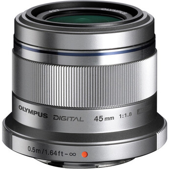 OM SYSTEM M. Zuiko Digital ED 45mm f/1.8 Lens (Silver) — thumbnail 2