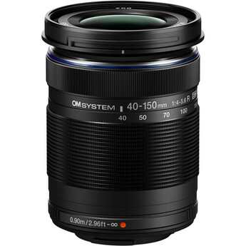 OM SYSTEM M.Zuiko Digital ED 40-150mm f/4-5.6 R Lens (Black)