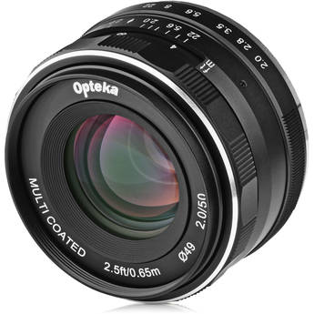 Opteka 50mm f/2 Lens for Canon EF-M