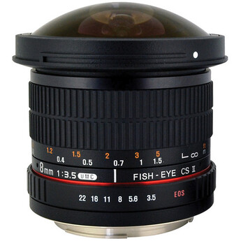 Rokinon 8mm f/3.5 HD Fisheye Lens with Removable Hood for Nikon — thumbnail 2