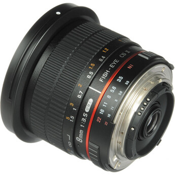 Rokinon 8mm f/3.5 HD Fisheye Lens with Removable Hood for Nikon — thumbnail 4