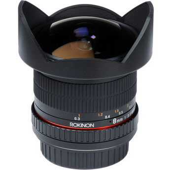 Rokinon 8mm f/3.5 HD Fisheye Lens with Removable Hood for Nikon — thumbnail 6