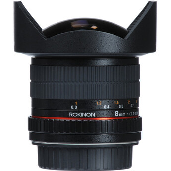 Rokinon 8mm f/3.5 HD Fisheye Lens with Removable Hood for Nikon — thumbnail 7