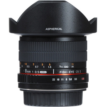 Rokinon 8mm f/3.5 HD Fisheye Lens with Removable Hood for Nikon — thumbnail 8
