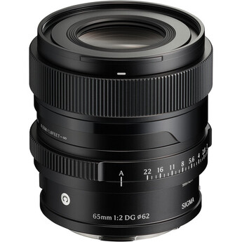 Sigma 65mm f/2 DG Contemporary Lens (L-Mount, Black) — thumbnail 2