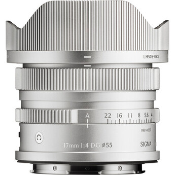 Sigma 17mm f/4 DG Contemporary Lens (L-Mount, Silver)