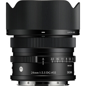 Sigma 24mm f/3.5 DG Contemporary Lens (L-Mount, Black)