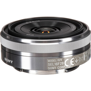 Sony E-Mount SEL16F28 16mm f/2.8 Wide-Angle E-Mount Lens (Silver) — thumbnail 3
