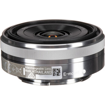 Sony E-Mount SEL16F28 16mm f/2.8 Wide-Angle E-Mount Lens (Silver) — thumbnail 4