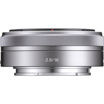 Sony E-Mount SEL16F28 16mm f/2.8 Wide-Angle E-Mount Lens (Silver) — thumbnail 8