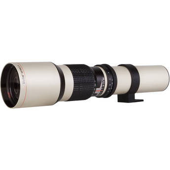 Vivitar 650-1300mm f/8 Telephoto Zoom Lens for T-Mount (White)