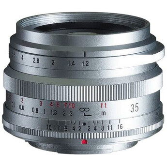 Voigtlander Nokton 35mm f/1.2 X Lens (FUJIFILM X, Silver)