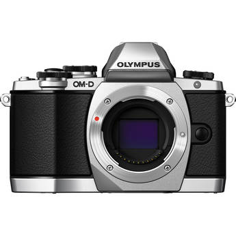 OM SYSTEM OM-D E-M10 Mirrorless Micro Four Thirds Digital Camera (Body Only, Silver)