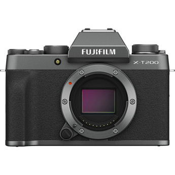 Fujifilm X-T200 Mirrorless Digital Camera (Body Only, Dark Silver)