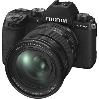 Fujifilm X-S10 Mirrorless Digital Camera with 16-80mm Lens