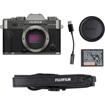Fujifilm X-T30 III Mirrorless Camera with 13-33mm f/3.5-6.3 Lens (Charcoal Silver) — thumbnail 8